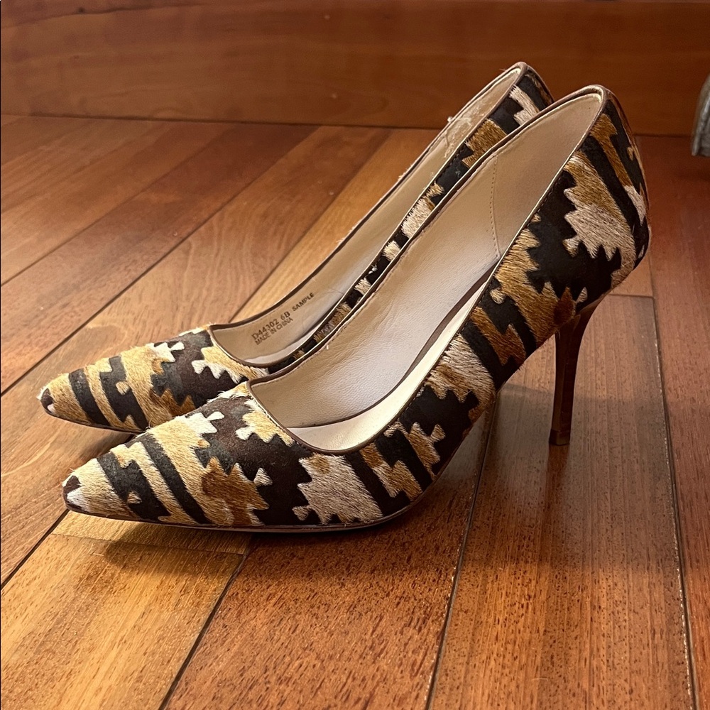 Limited Edition Cole Haan Grand OS Pattern Haircalf Women's Heels Size 6